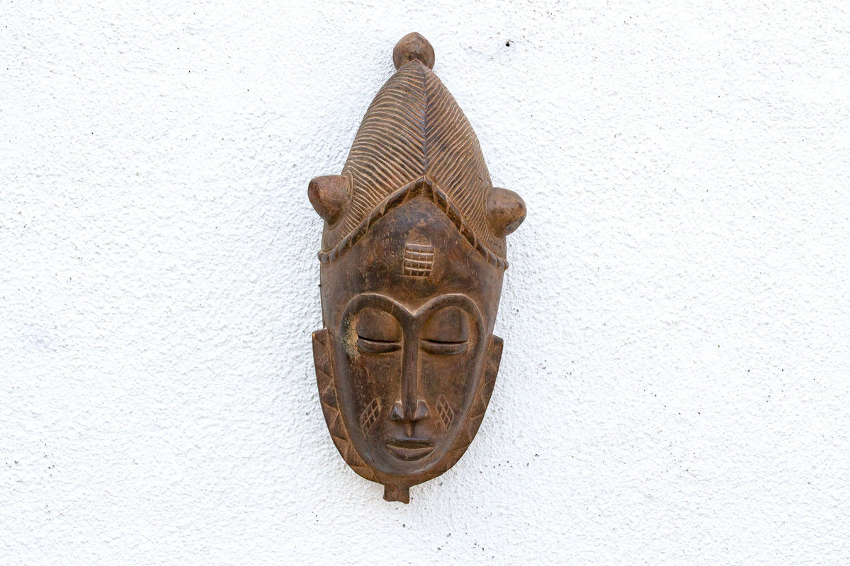 Carved Senufo Mask, Guardian of the Poro