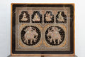 Large Framed Burmese Kalaga Elephants Tapestry