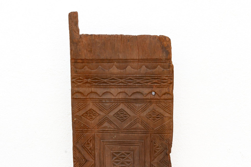 Beautifully Carved Nested Diamond Antique Door