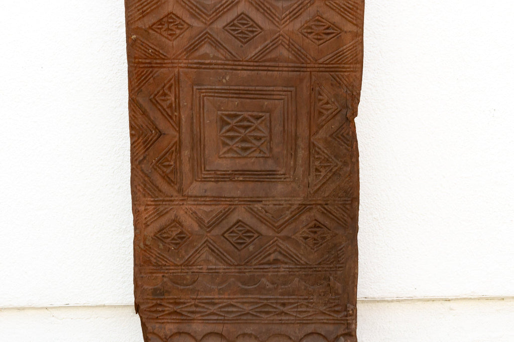 Beautifully Carved Nested Diamond Antique Door