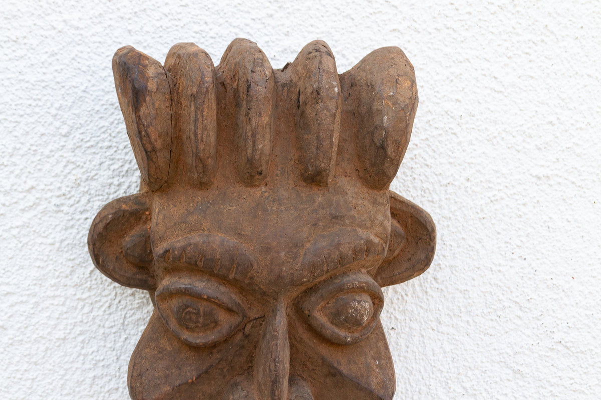 Primitive African Kwele Masquerade Art
