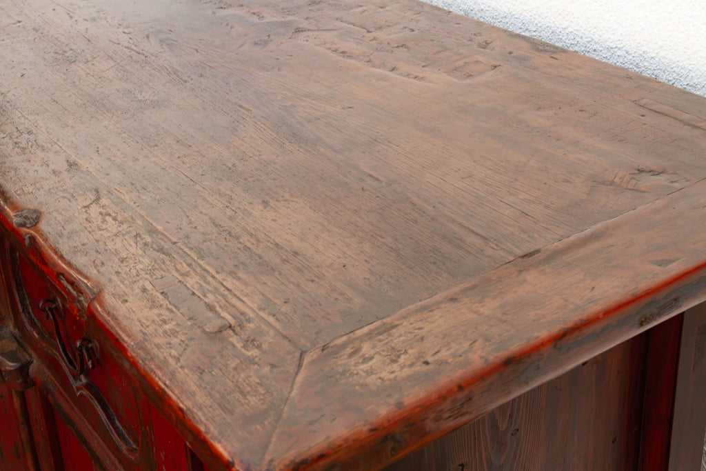 Early 20th Century Painted Butterfly Sideboard