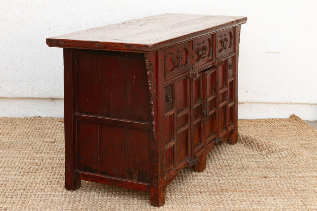 Early 20th Century Painted Butterfly Sideboard