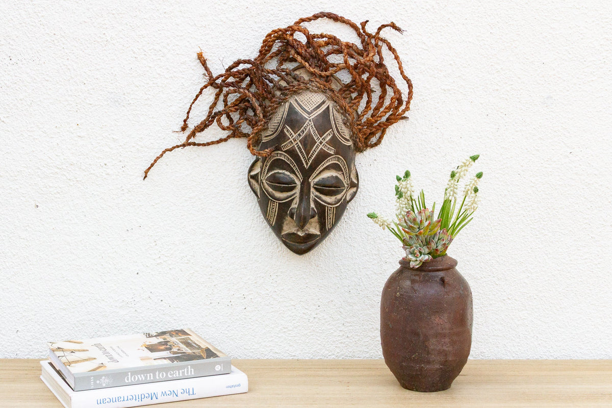 Carved Guro African Mask Zamble Spirit