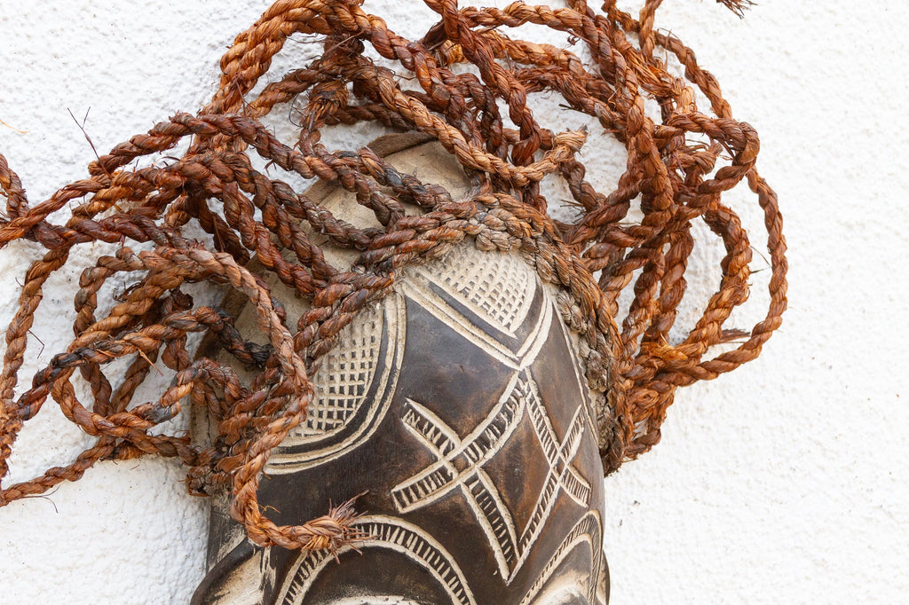 Carved Guro African Mask Zamble Spirit