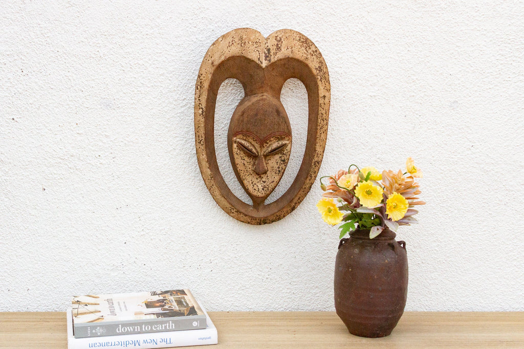 Vintage African Kwele Village Mask