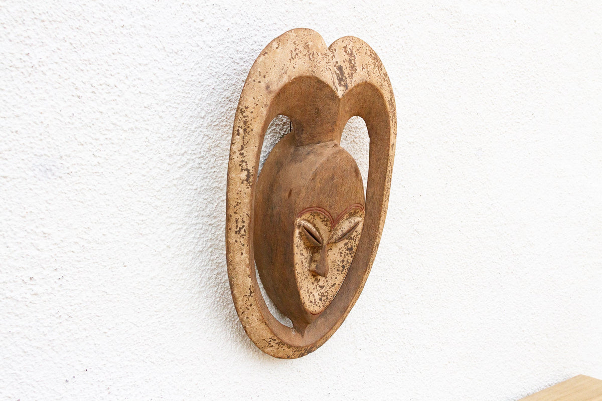 Vintage African Kwele Village Mask