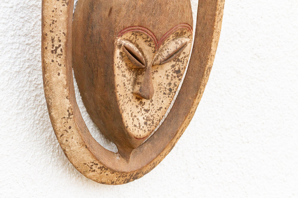 Vintage African Kwele Village Mask
