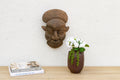 Rustic Wooden African Mask, the Silent Witness