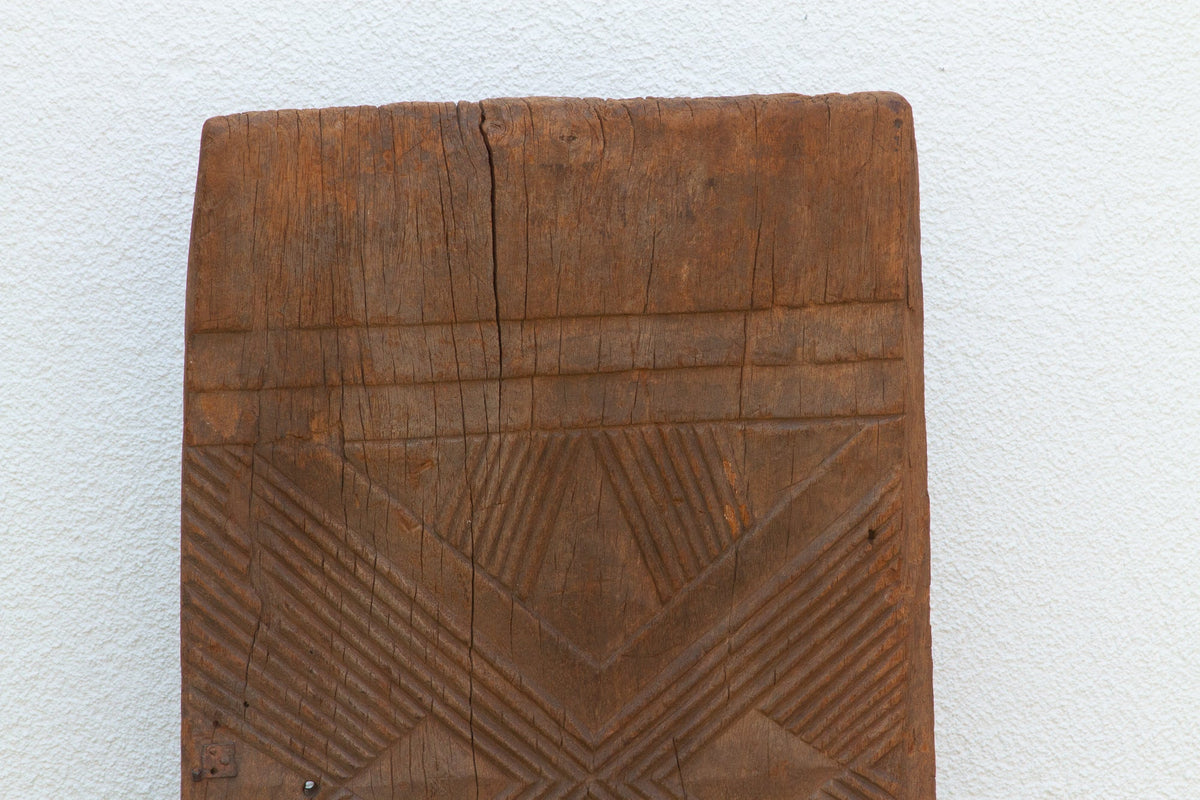 1920's Bwa Gurunsi Geometric Carved Door (Trade)
