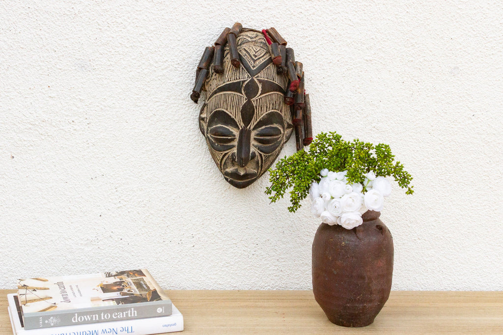 Village Guardian African Painted Mask