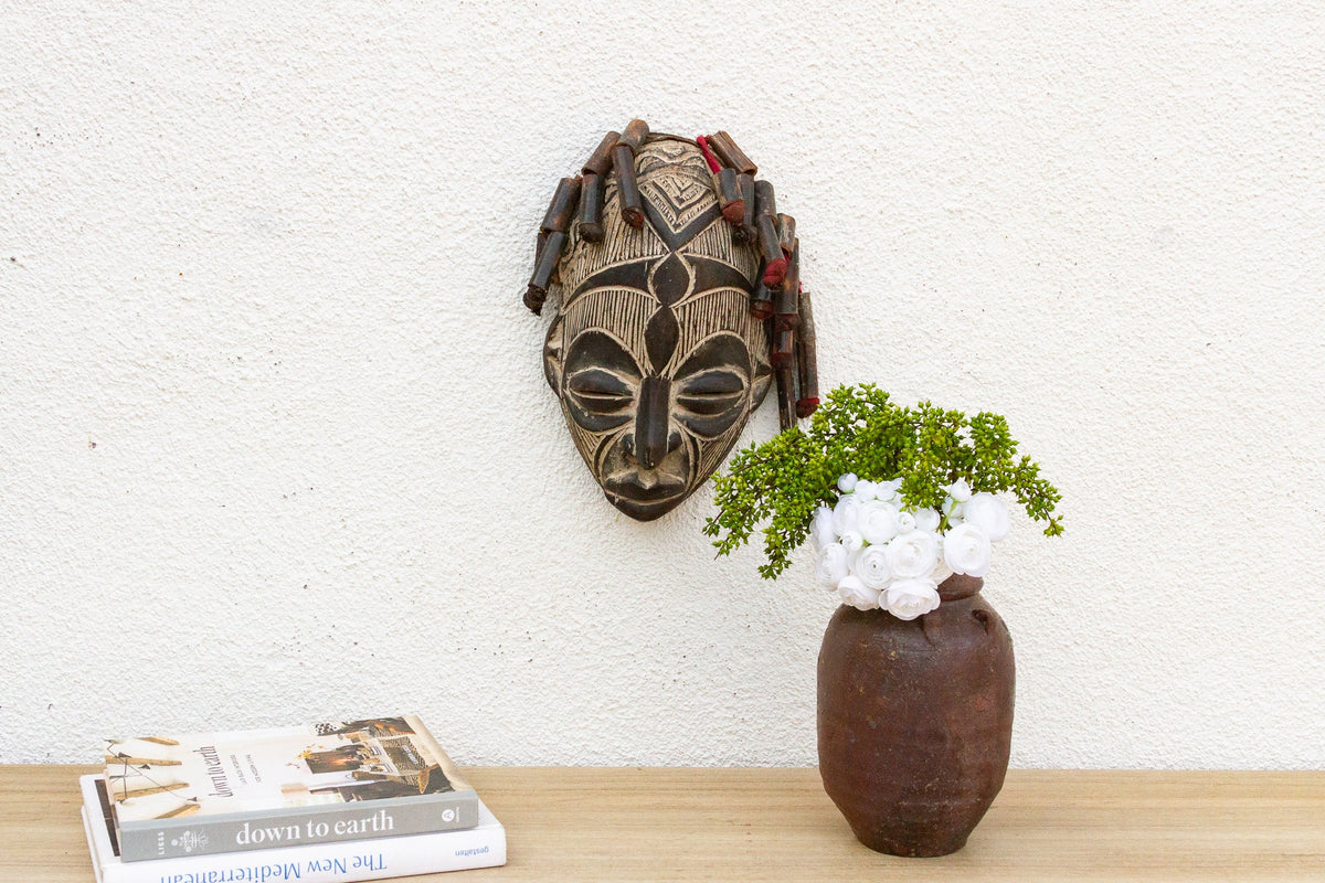Village Guardian African Painted Mask