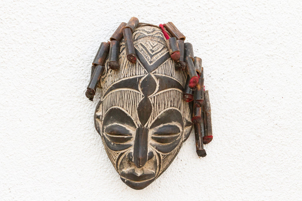 Village Guardian African Painted Mask