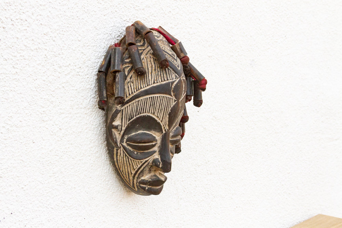 Village Guardian African Painted Mask