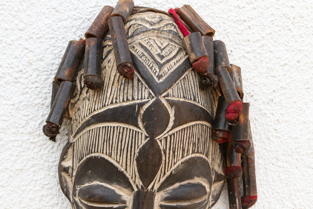 Village Guardian African Painted Mask