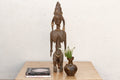 Antique Oxidized Wood African Maternity Figure