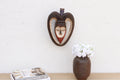 Vintage African Mask Wall Art, Inner Peace