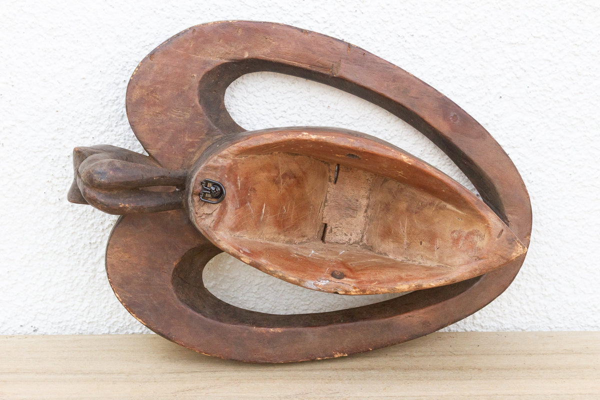 Vintage African Mask Wall Art, Inner Peace