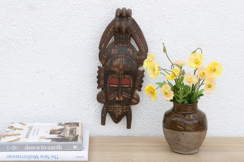 Avian Spirit African Painted Mask