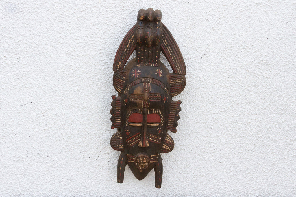 Avian Spirit African Painted Mask