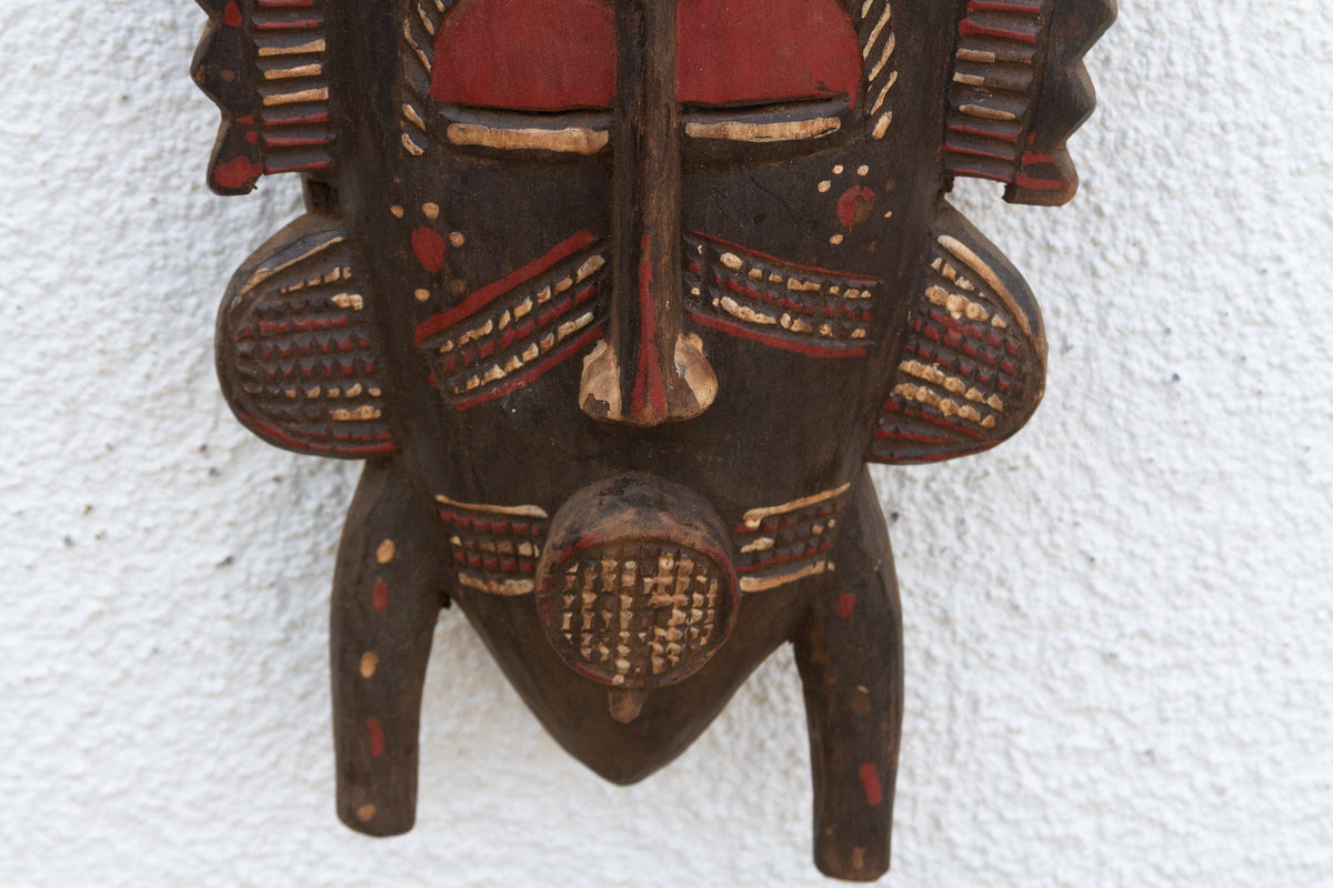 Avian Spirit African Painted Mask