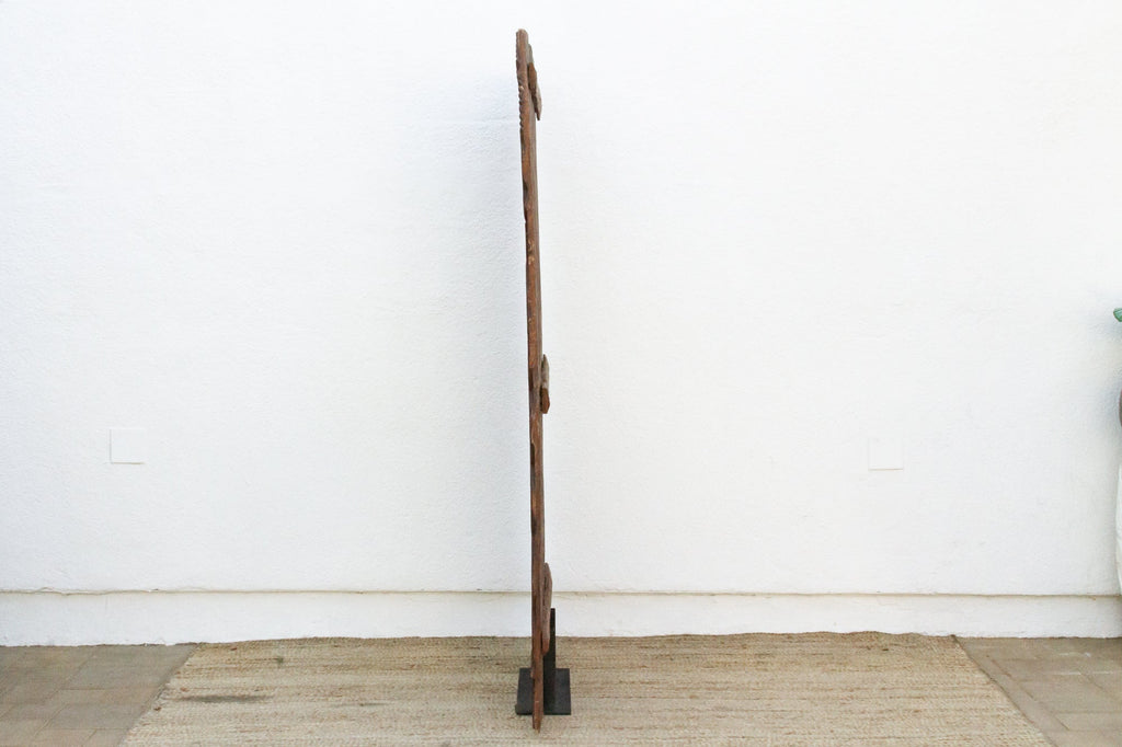 73" Tall Beautifully Carved African Nupe Door