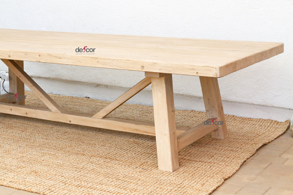 Monumental French Basque Style Dining Table