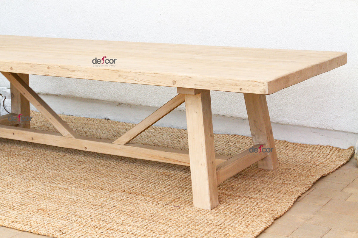 Monumental French Basque Style Dining Table