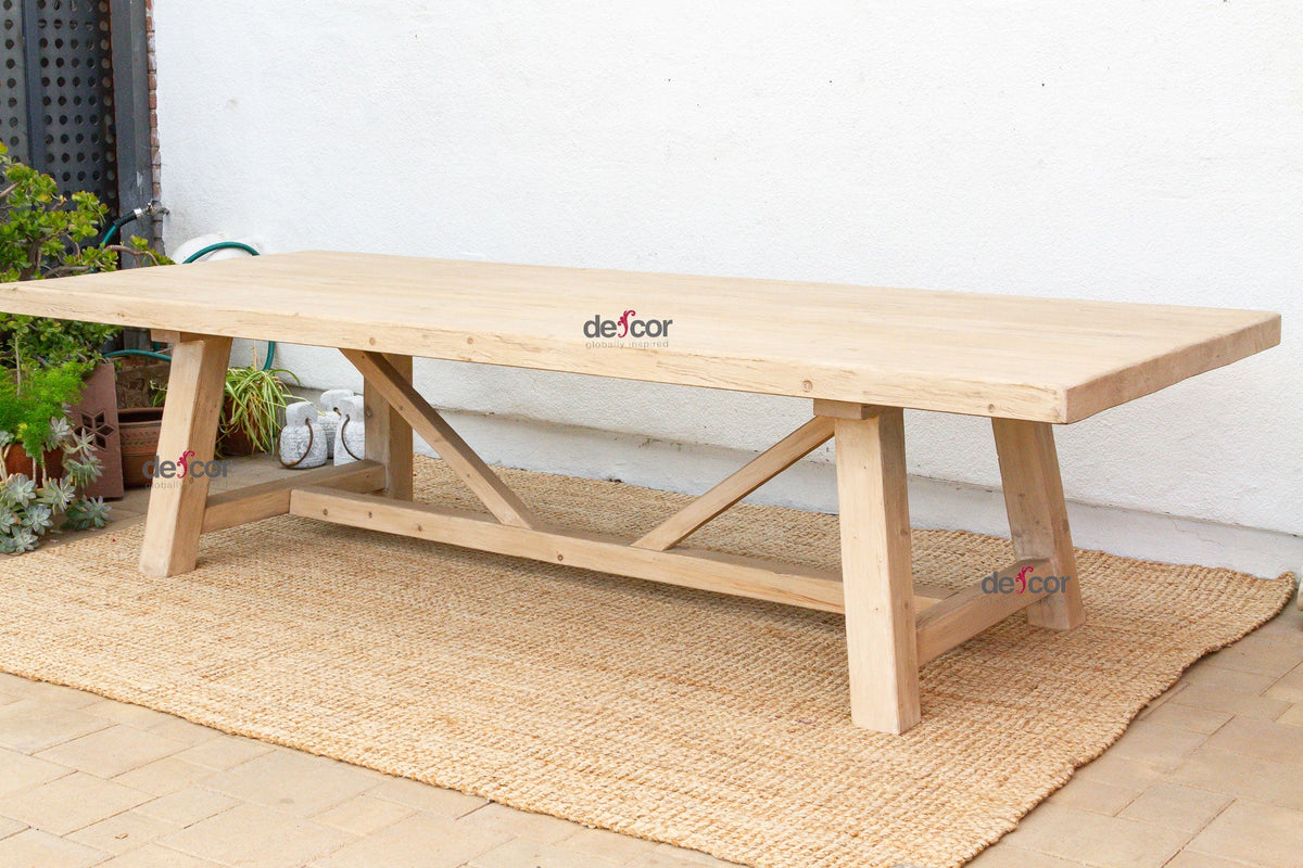 Monumental French Basque Style Dining Table