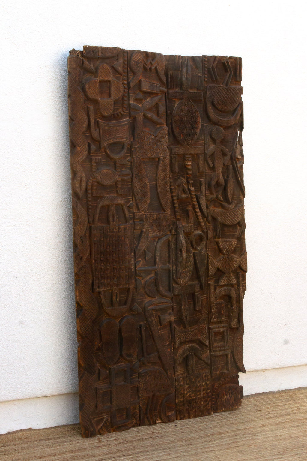 Authentic Niger River Nupe Carved Door