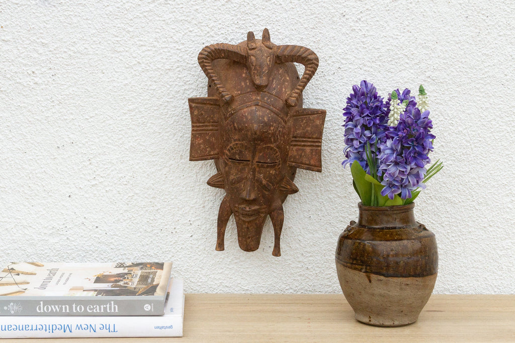 Vintage African Bwa Antelope Mask