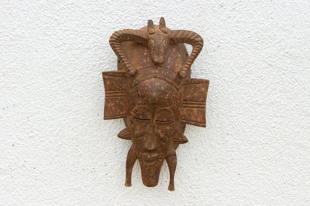 Vintage African Bwa Antelope Mask