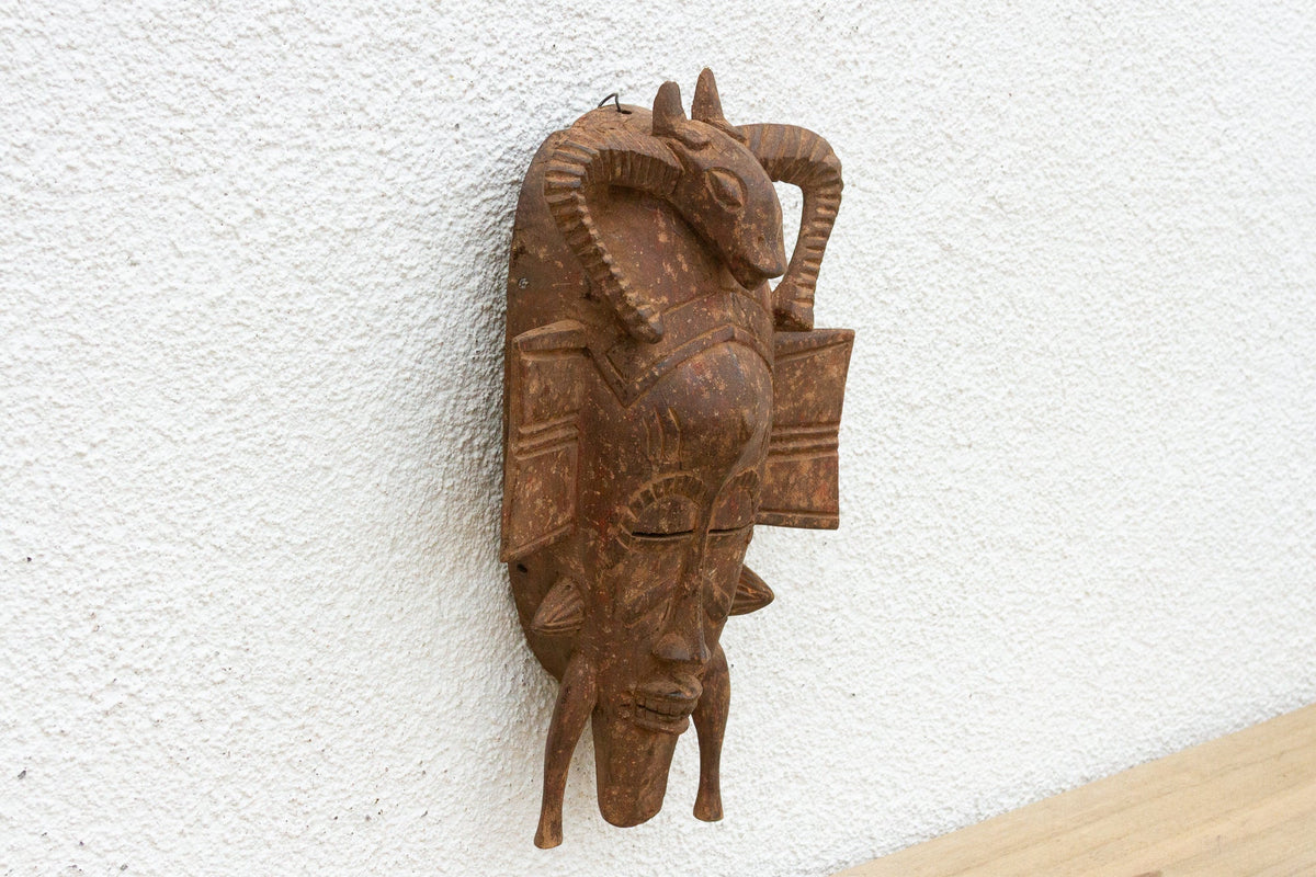 Vintage African Bwa Antelope Mask