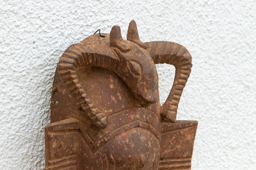 Vintage African Bwa Antelope Mask
