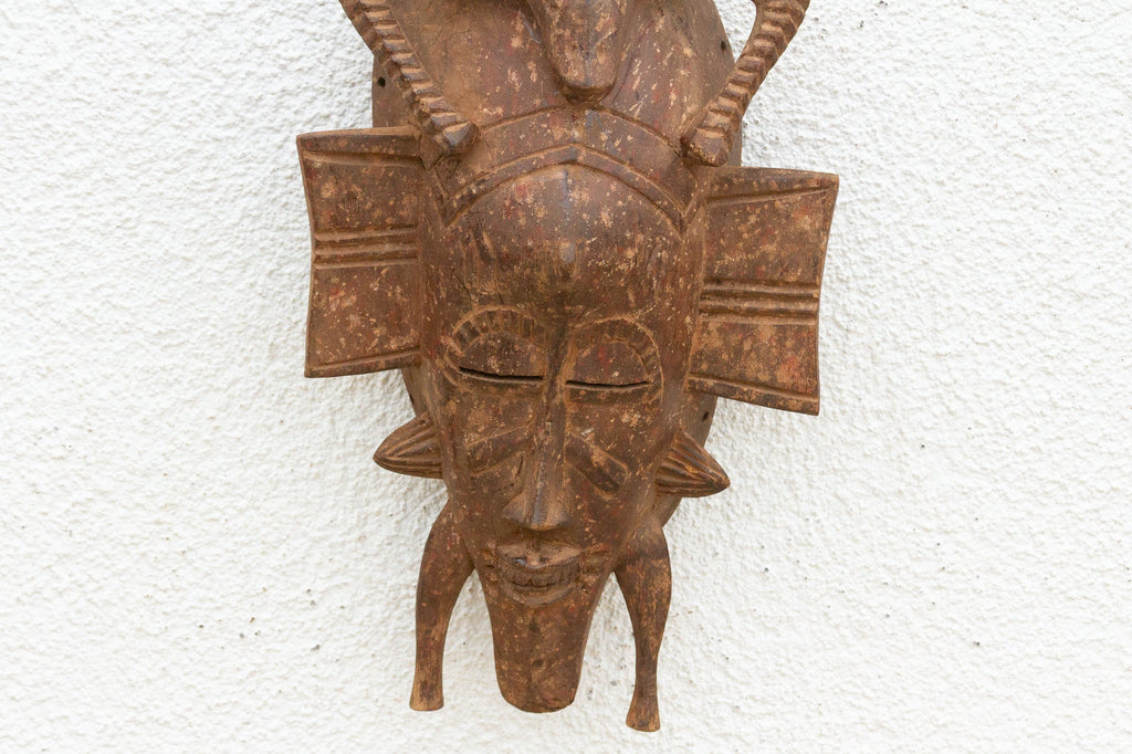 Vintage African Bwa Antelope Mask