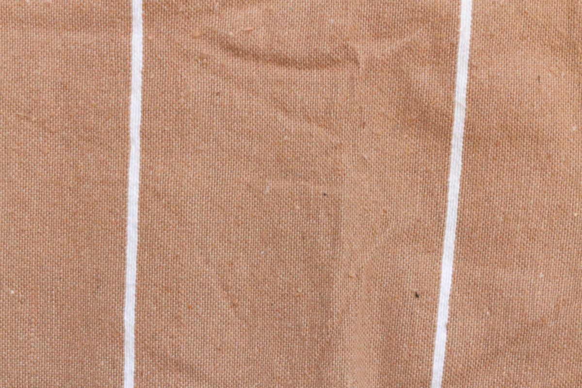 Desert Sand Striped Moroccan Pom Pom Blanket
