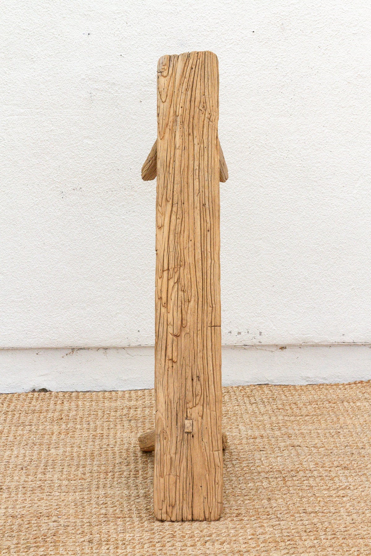 Slim Antique Farmhouse Bench