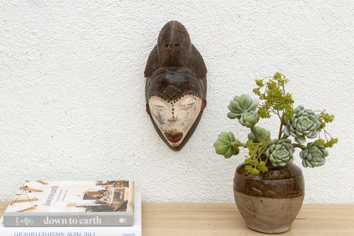 Vintage Guro Mask, A Portrait of Elegance