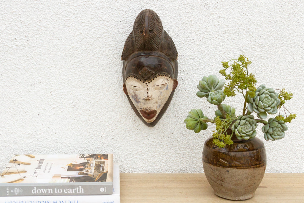 Vintage Guro Mask, A Portrait of Elegance
