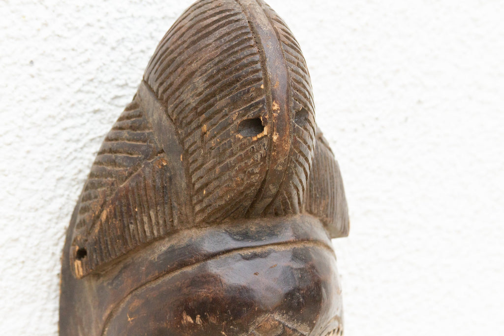Vintage Guro Mask, A Portrait of Elegance