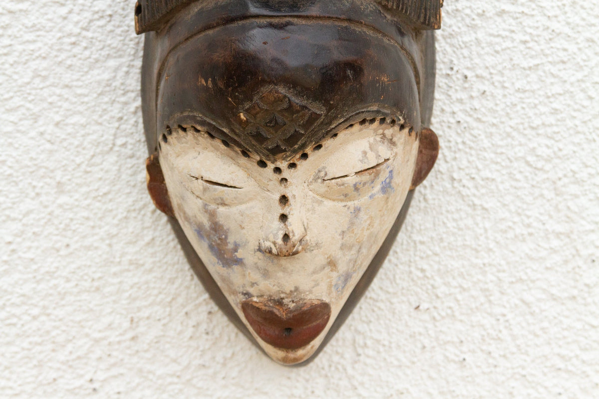 Vintage Guro Mask, A Portrait of Elegance