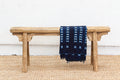 Vintage Asian Farmhouse Slim Bench