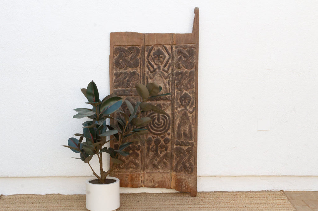 Beautifully Carved Igbo Cosmogram Door