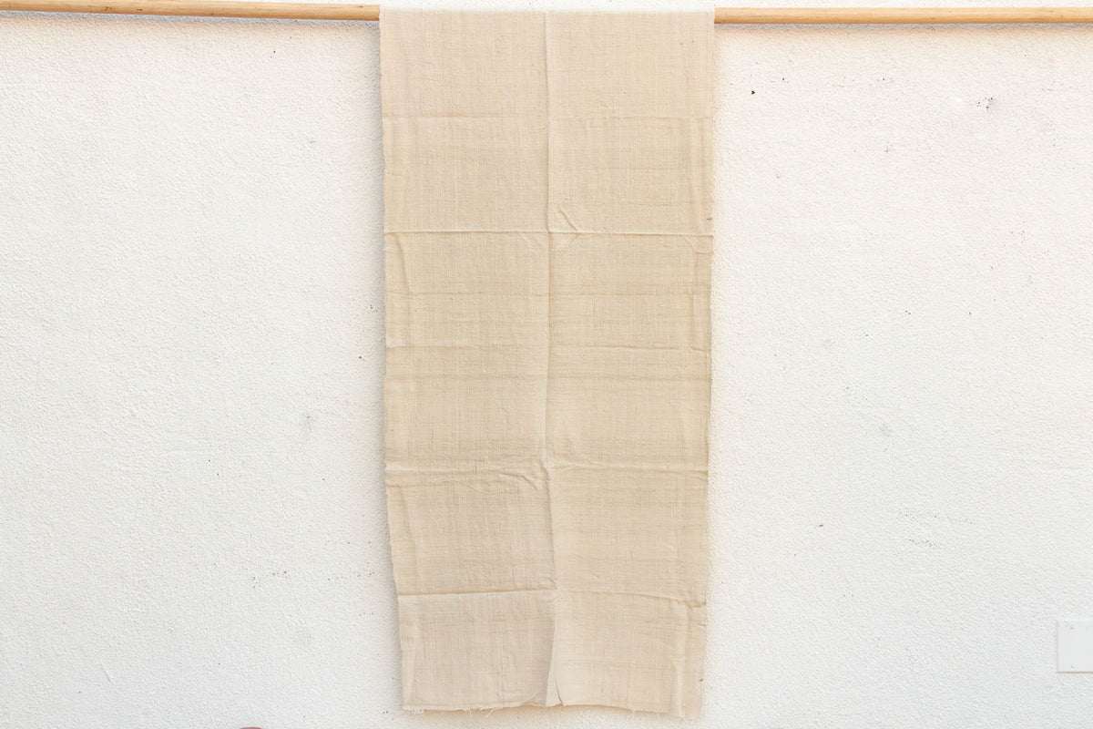 Organic Peace Silk Throw, Raw Undyed Natural