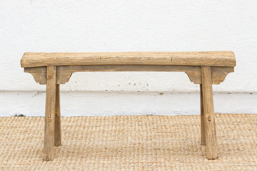 Oriental Countryside Wooden Bench