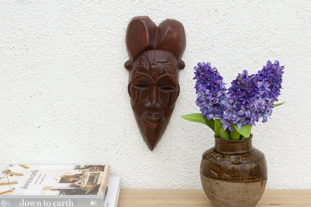 Polished Wood Tribal Wall Art