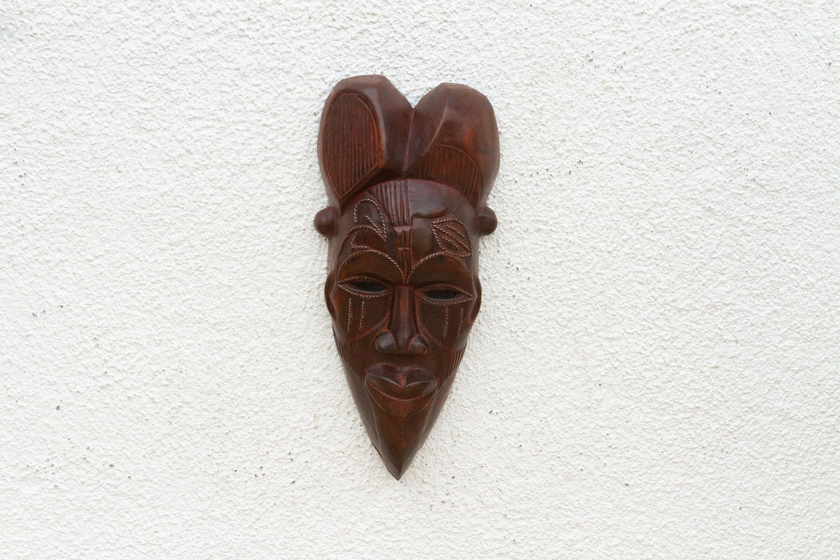 Polished Wood Tribal Wall Art