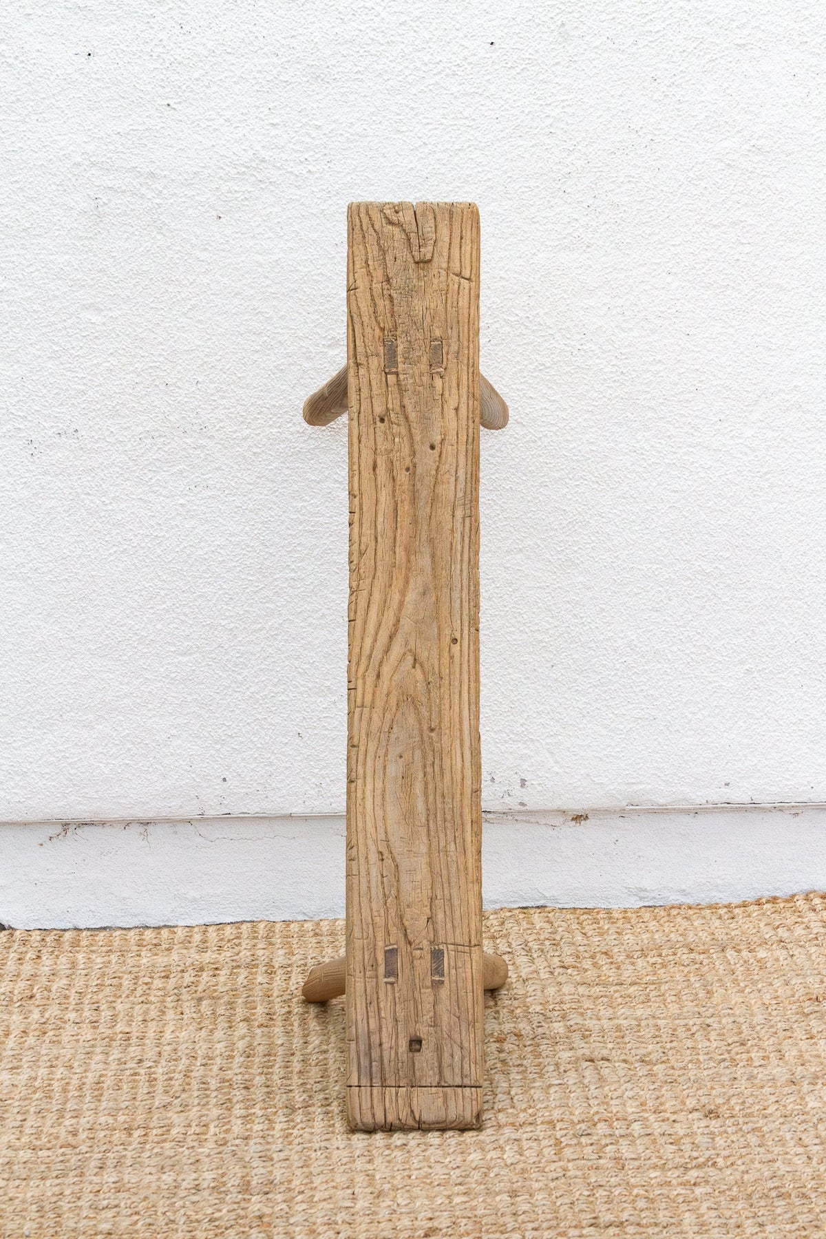 Charming Bohemian Wood Entry Bench