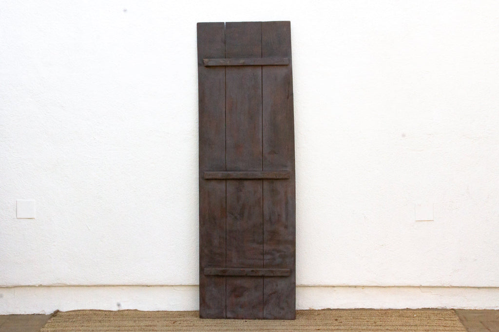 71" Tall Nupe Artisanal Carved Door