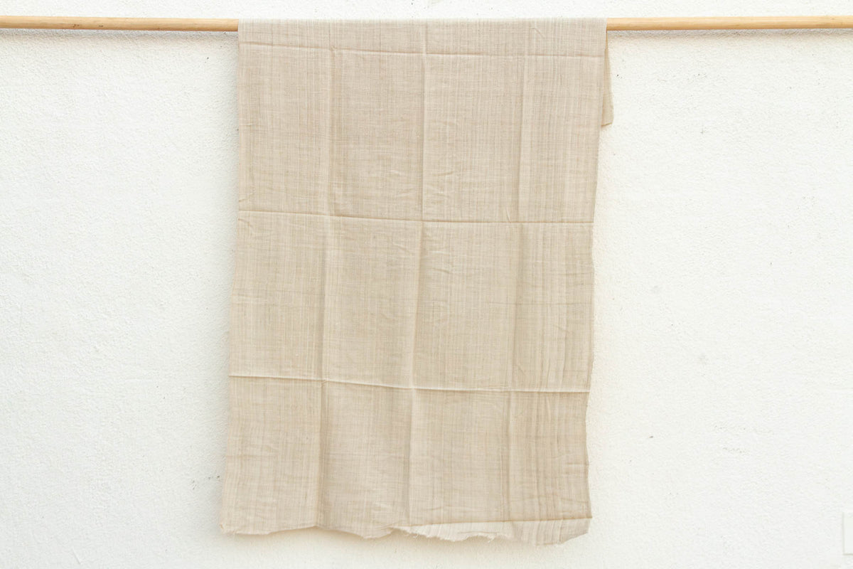 Organic Peace Silk Throw, Wheat Field Stripes